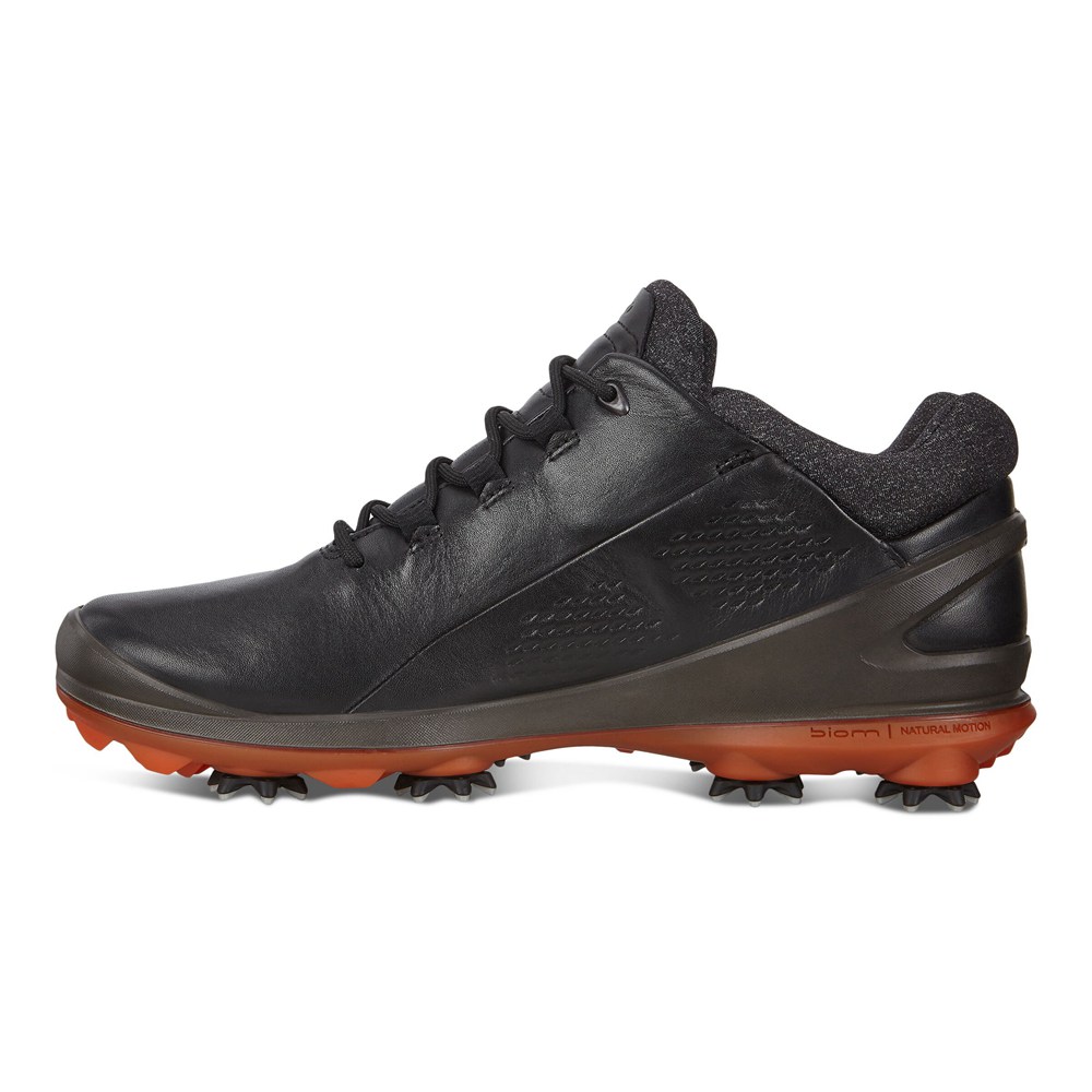 ECCO Mens Golf Shoes Black - Biom G3 Cleated - NSF-193562